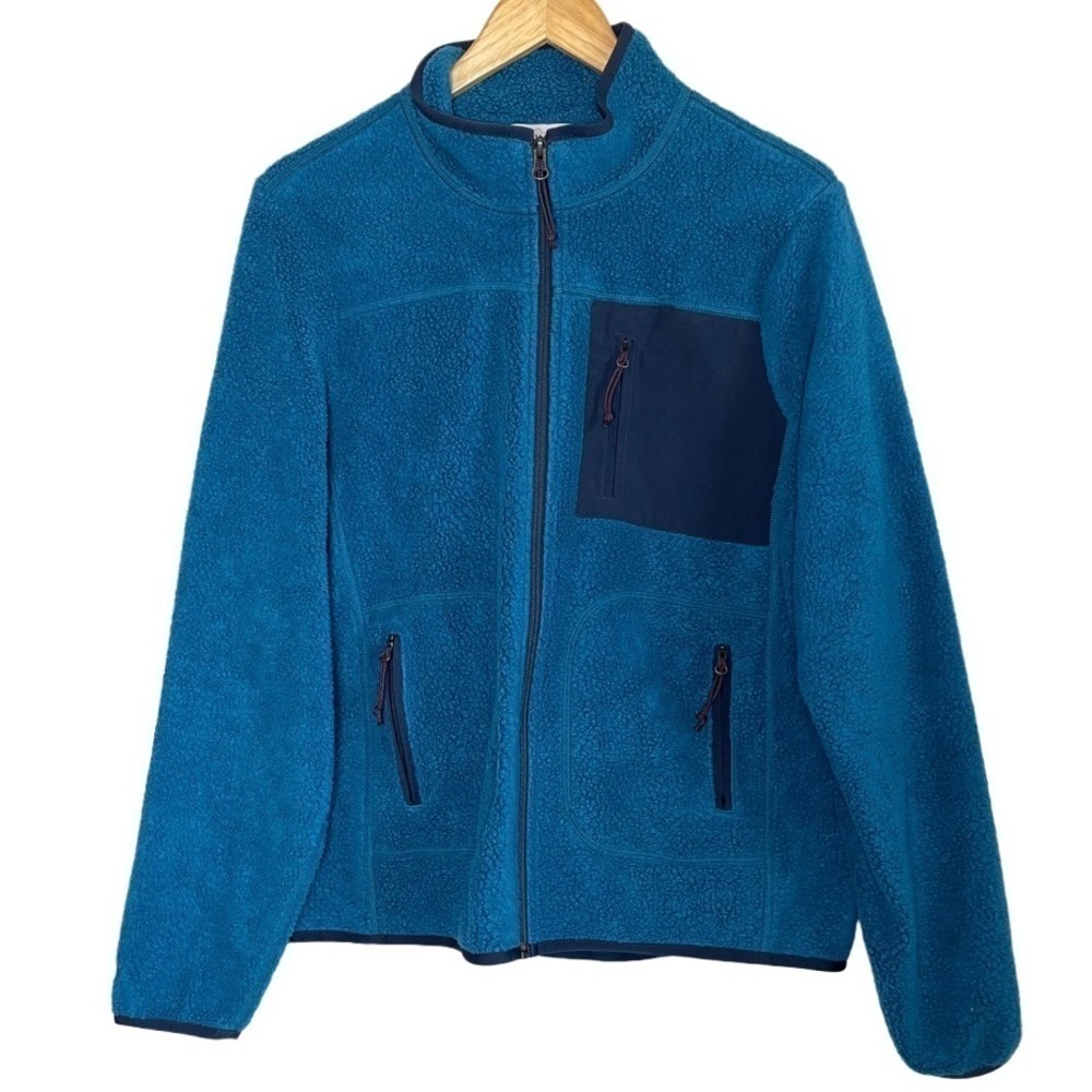 Orvis Sherpa Fleece Full Zip Jacket Outdoor Hiking Gorpcore Size M